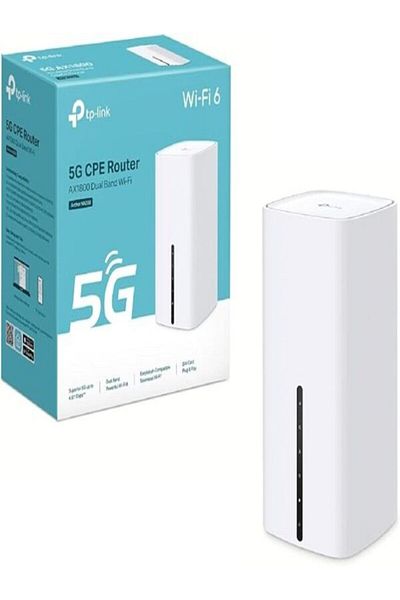 TP-LINK راوتر تي بي-لينك ارتشر NX200 5G واي فاي 6 AX1800   WAN/LAN، 4K-QAM، بيم فورمينج، 8×5G/LTE، 2