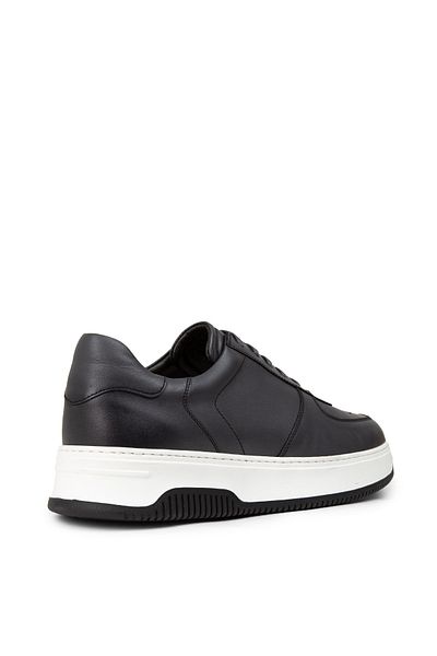 Deery Ανδρικά παπούτσια sneaker από γνήσιο γκρι δέρμα