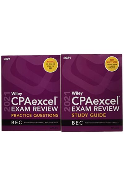 John Wiley & Sons Inc دليل دراسة امتحان Wiley Cpaexcel 2021 + مجموعة أسئلة حو...