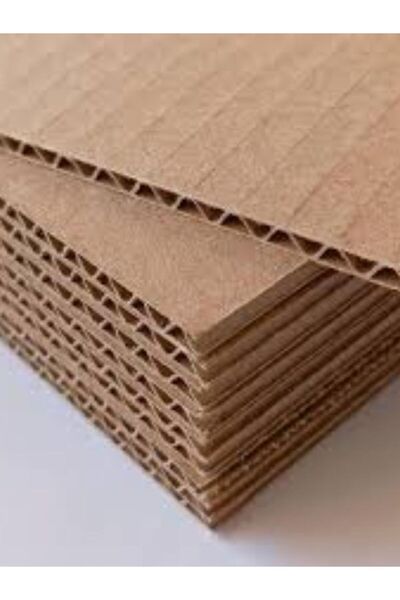Endüstriyelkesim 4mm Oluklu Mukavva Levha (125x80 cm) – 10'lu Paket