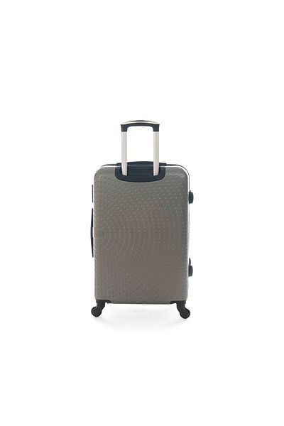 New Travel Hard Luggage Set, ABS Trolley Travel Bag, with Combination Lock and 4 Wheels BR1097/3P-Grey