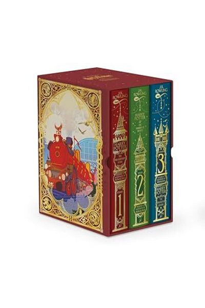 Bloomsbury Harry Potter 1-3 Box Set Minalima Edition