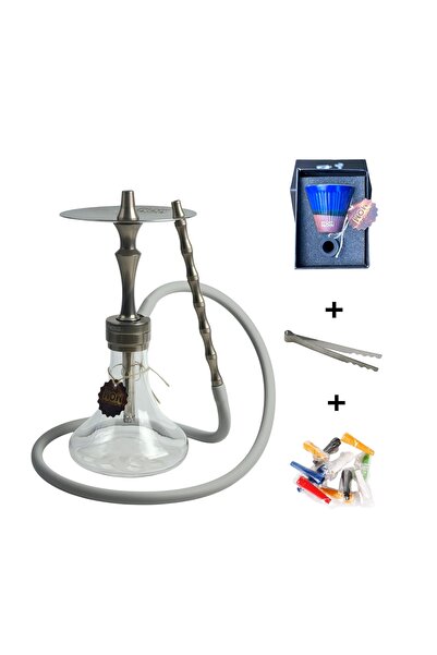 wow legend Vikings Model Gri Nargile Takımı Özel Üretim