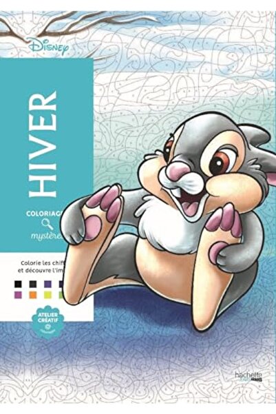 Hachette Coloriages Mysteres Disney Hiver
