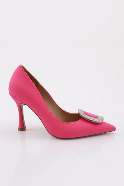 DGN Pantofi cu toc cu cataramă O de damă Fuchsia Scuba 101413236