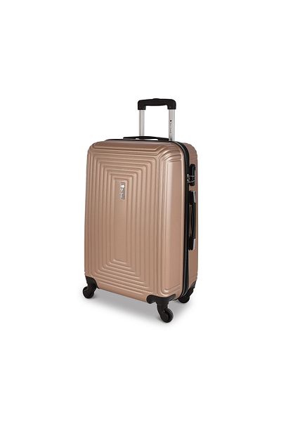 New Travel Hard Luggage Set, ABS Trolley Travel Bag, with Combination Lock and 4 Wheels NT801/3P-Champagne