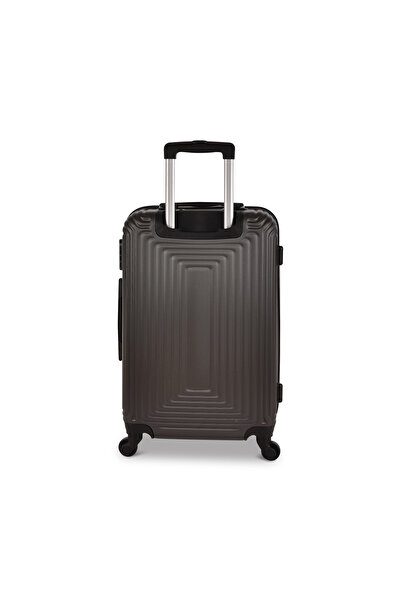New Travel Hard Luggage Set, ABS Trolley Travel Bag, with Combination Lock and 4 Wheels NT801/3P-D Grey