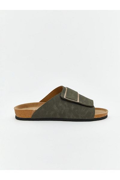 LC Waikiki Suede Look Men's Slippers