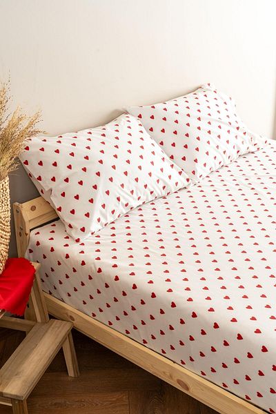Soley |   Mix & Match |   Hearts |   100% Cotton Set of 2 Pillowcases