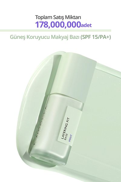 Missha قاعدة مكياج مرطبة وتنعيم وتقليل عدم المساواة مع الألوان، قاعدة قابلة للطي (ملموسة)