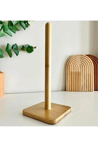 MEYA PİNE Decorative Wooden Paper Towel Holder Napkin Holder Countertop Paper...