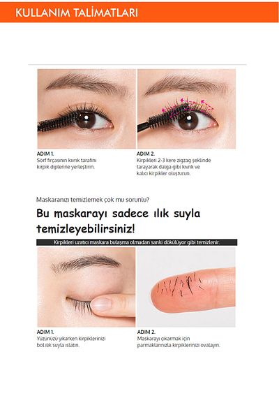 Missha Curling and Long Eyelash Look Offering Mascara Over Lengthening Mascara (WAVE LASH)