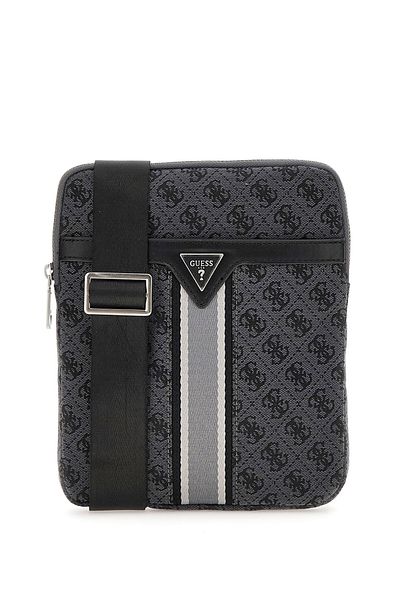 Guess Anthracite Men's Messenger Bag Milano Compact Backp - P5123