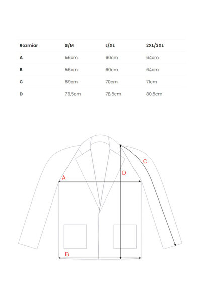 Made of Emotion Short oversized coat fastened with a snap button