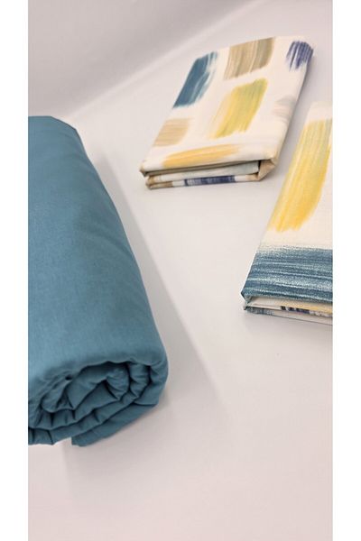 pınarhome collectıon الموسم الجديد - قطن عضوي 100%، رمل ناعم وشرفة مرنة + غطاء وسادة عمق الزاوية 28-30 سم