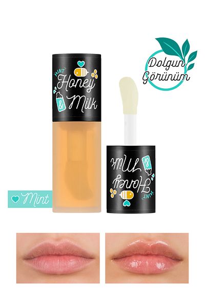 Missha Nourishing Mint Flavored Lip Care Oil with Honey and Milk Extract a'Pieu Honey&Milk Lip Oil Light (Mint)