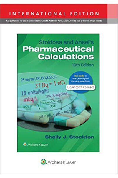 Wolters Kluwer Health حسابات ستوكلوسا وأنسيلز الصيدلانية، الإصدار الدولي 16E