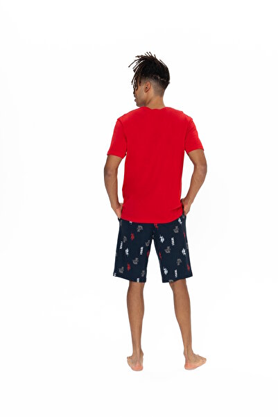 U.S. Polo Assn. Men's Red 100% Cotton Pajama Set U.S. Polo Assn. Ilc2.18X86J6V