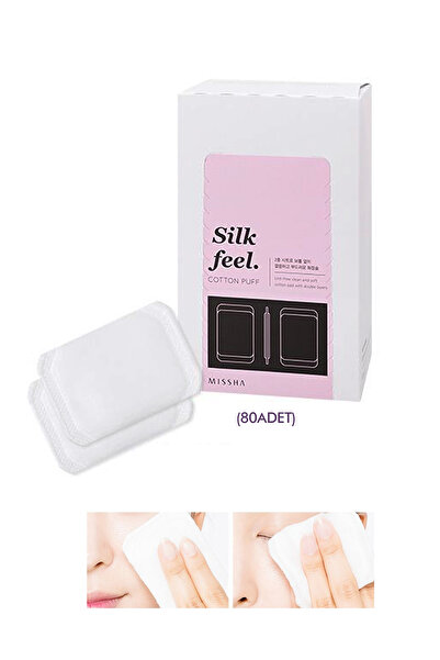 Missha Yumuşak Makyaj Temizleme Pamuğu Silk Feel Cotton Puff (80ADET)