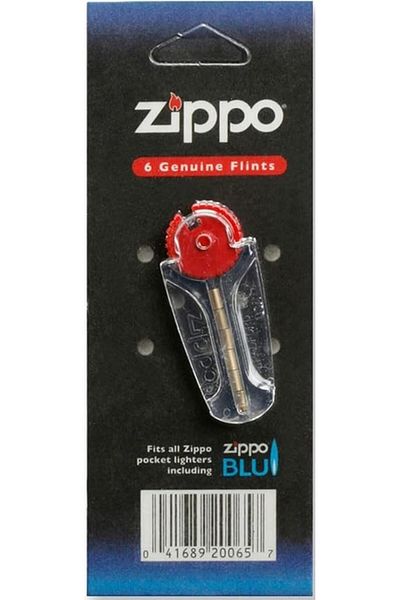 Zippo (5) 6-Piece Flints Dispenser for Zippo Lighters, Blister Pack