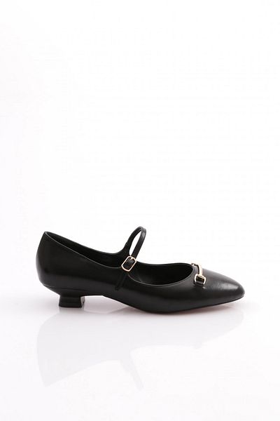 DGN Women's Ballerinas with Black Belt - 3422535