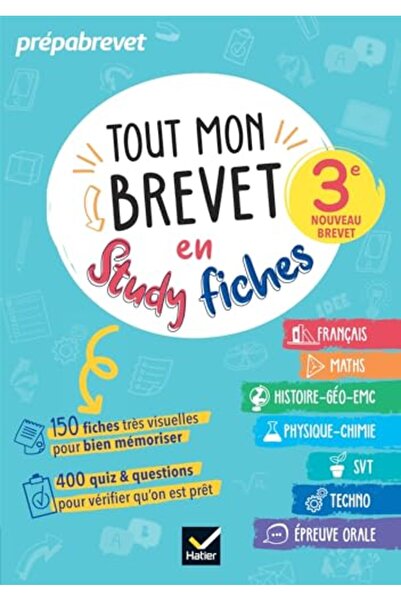 Hatier Tout Mon Brevet En 200 Studyfiches
