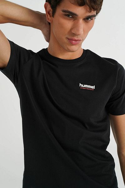 hummel Μέλος Μαύρο Ανδρικό T-shirt 912141 -2001
