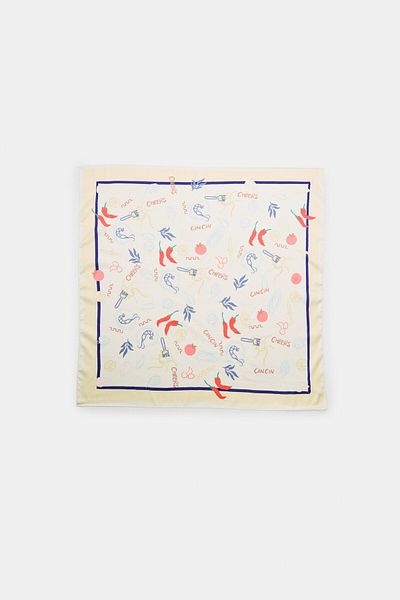 Stradivarius Scarf with words