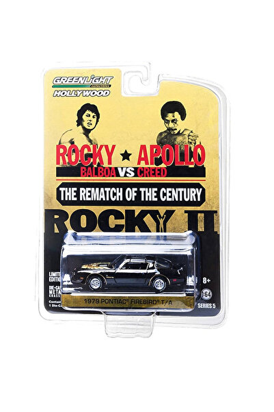 Greenlight 1/64 1979 Pontiac Firebird T/A – Rocky II Özel Seri Model Araba