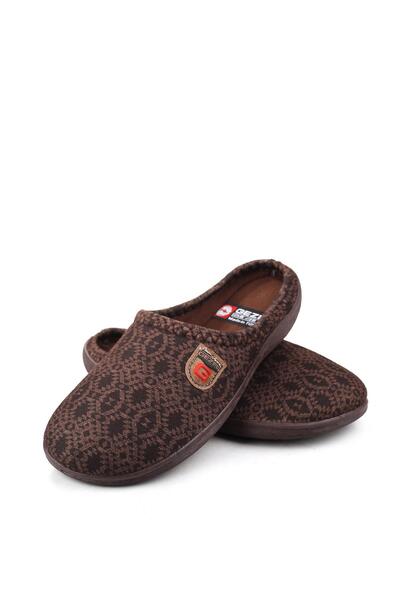 GEZER 15143 Ανδρικές καθημερινές χειμερινές παντόφλες επισκεπτών με χαλί