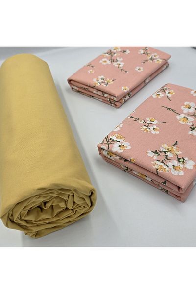 pınarhome collectıon الموسم الجديد - قطن عضوي 100%، رمل ناعم وشرفة مرنة + غطاء وسادة عمق الزاوية 28-30 سم