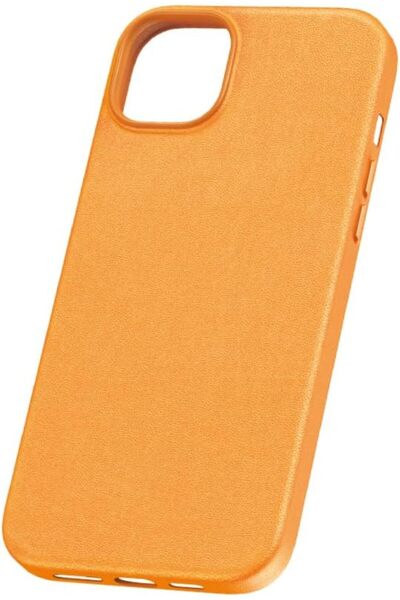 Baseus Fauxther Series Phone Case for iP 15 Pro, Sunset Orange
