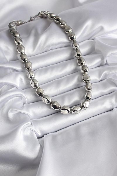 Celira Brass Silver Color Women's Necklace