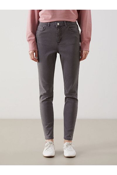 LC Waikiki Lcw Eco Grey Mercury Skinny Fit Women's Jean Pants