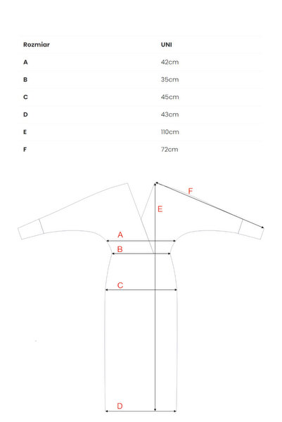 Made of Emotion Sweater dress with a wrap neckline and a belt