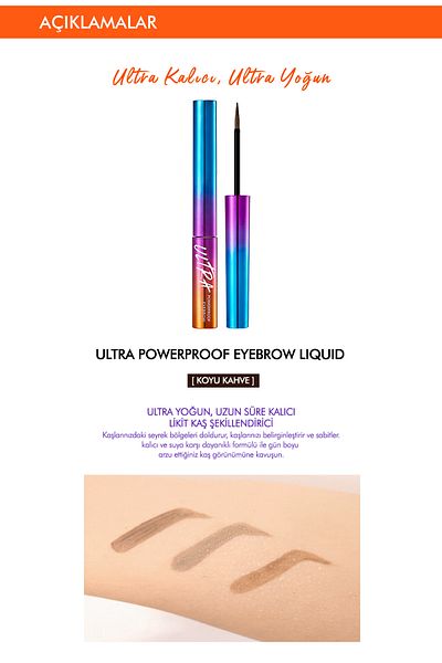Missha Lasting Liquid Eyebrow Shaper Ultra Powerproof Eyebrow Liquid [Dark Brown]