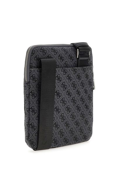 Guess Anthracite Men's Messenger Bag Milano Compact Backp - P5123