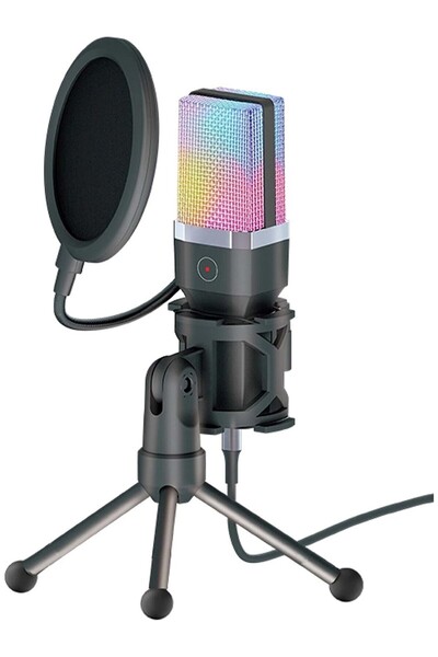 Yanmai Medya Tech X1R USB Kablolu ASMR Rgb Oyuncu ve Stüdyo Mikrofonu