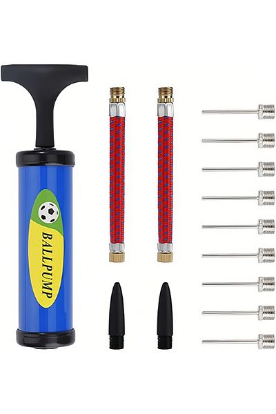 COOYA 14 in 1 Portable Hand Air Pump, faster and convenient, stainless steel, Suitable for inflatable