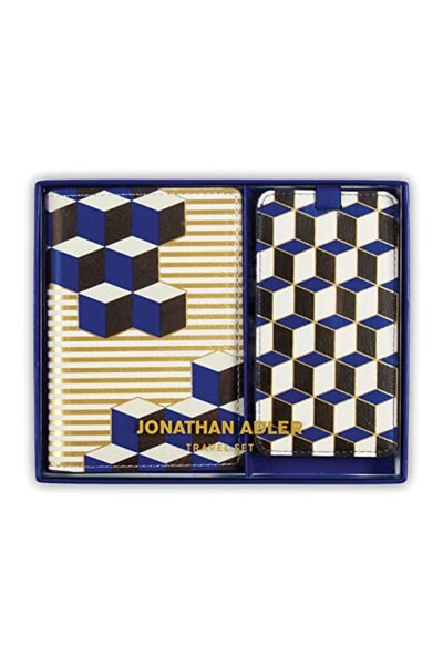Galison Luggage Tag & Passport Holder Jonathan Adler Versa