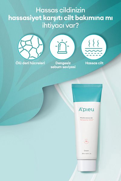 Missha A'PiEU Madecassoside Tetrasome - Cica Cream for Sensitive and Damaged Skin 50ml