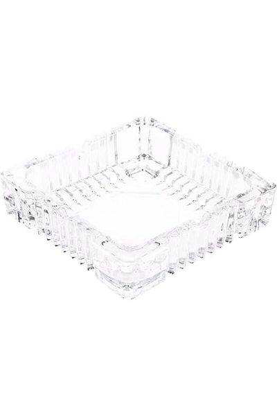 AKDC Glass Ashtray L(15CM) XW(15CM) XH(4CM) transparent 7862607202293