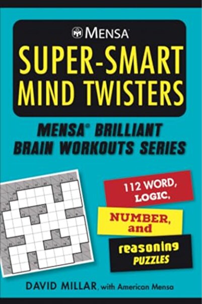 Skyhorse Publishing ألغاز Mensar Super-Smart Mind Twisters المكونة من 112 كلم...