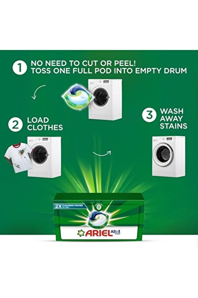 Ariel Floral Breeze All-in-1 Pods, Laundry Detergent Capsules, 15 count