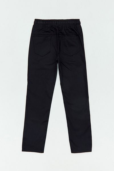 Fulla Moda Παντελόνι Gabardine Boy με δέσιμο στη μέση
