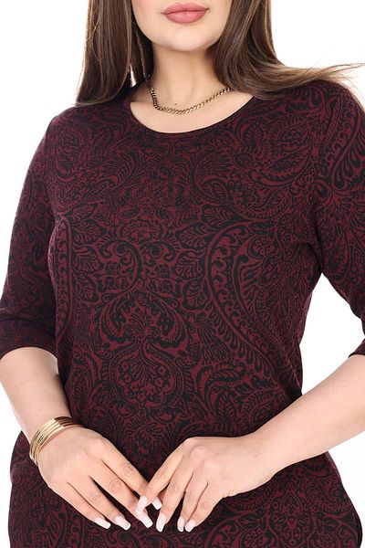 modayız Rochie de iarnă cu buzunar dublu mărime Plus 4A-2642