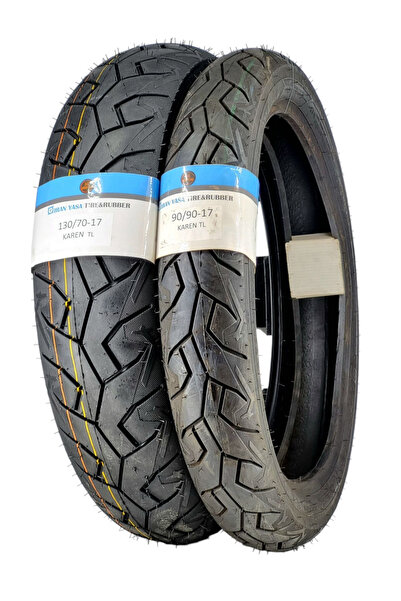 IRAN YASA TIRE&RUBBER 130/70-17 VE 90/90-17 TL (TUBELESS - DUBLEKS) MOTOSİKLE...