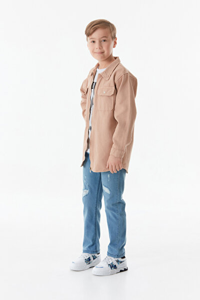 Fulla Moda 100% Cotton Printed Pocketed 2-Piece Boy's Set