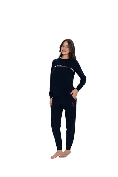 U.S. Polo Assn. Women's U.S. Polo Assn. Anthracite Mlnj. Pajama Set Ilc2.20O11U1A