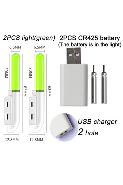 Choice شاحن بطارية ليثيوم CR425 3.6 فولت مضيء باللون الأخضر CR425 Charge 2 عو...